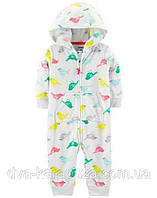 Теплий флісовий чоловічок комбінезон із капюшоном для дівчинки, 24 міс! США.