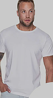 Мужская футболка чистый хлопок 100% GEFFER Польша белая