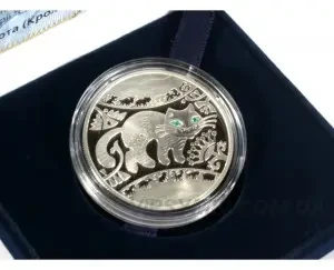 Подарункова колекційна срібна монета 925 проби "Год Кота (Кролика, Зайця)", 16 грамів