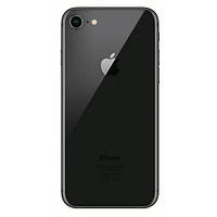 Корпус для iPhone 8, чорний, з тримачем SIM-карти, з боковими кнопками