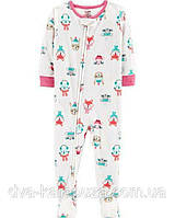 Теплий флісовий чоловічок комбінезон для дівчинки, 24 міс! США.