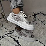 Шкіряні кросівки жіночі, фото 2