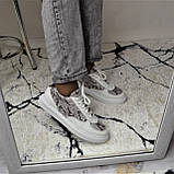 Шкіряні кросівки жіночі, фото 5