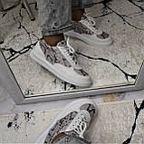 Шкіряні кросівки жіночі, фото 4