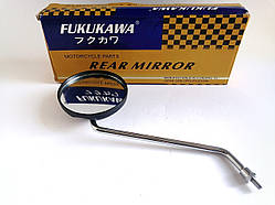 Дзеркало Дельта Кругове з різзю M8 Чорне "FUKUKAWA"