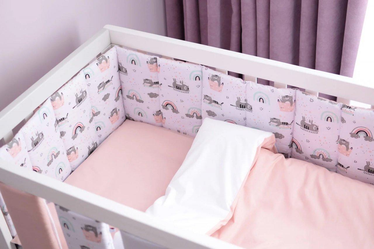 Постільний комплект у ліжечко Baby Veres Kitty girl 6 в 1