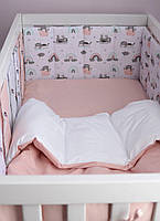 Постільний комплект у ліжечко Baby Veres Kitty girl 6 в 1, фото 4