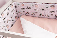 Постільний комплект у ліжечко Baby Veres Kitty girl 6 в 1, фото 6