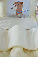 Постільний комплект у ліжечко Baby Veres Velour Friendly Pes 5 в 1, фото 5