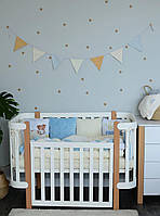 Постільний комплект у ліжечко Baby Veres Velour Friendly Pes 5 в 1, фото 7