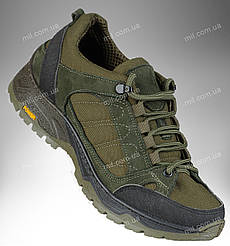 Військові демісезонні кросівки / шкіряне тактичне взуття на весну VENDETA (olive)
