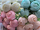 Букет ранункулюсів 7 шт. тіффані кольору, фото 8