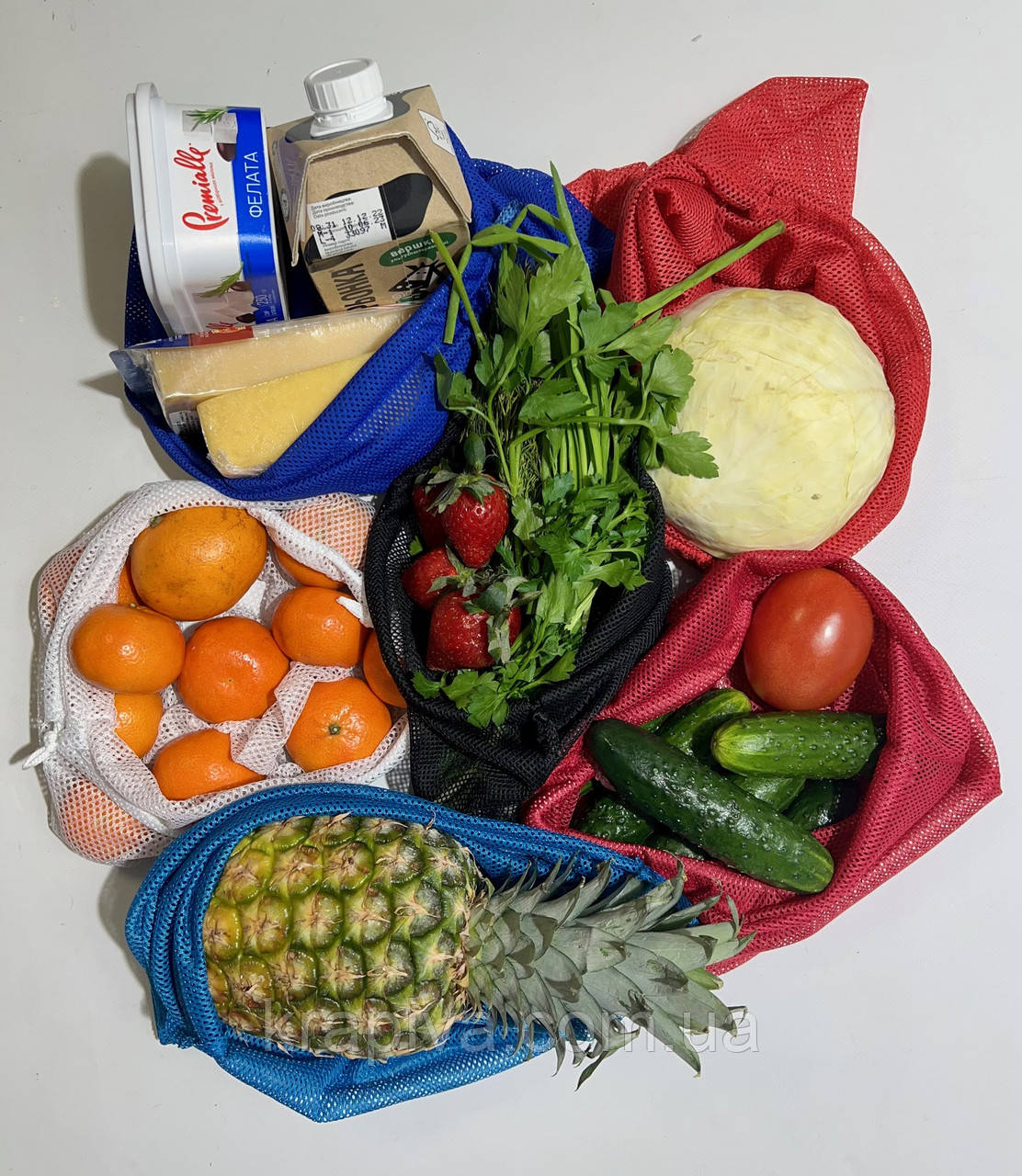Еко мішок великий, экомешок для речей продуктів, екоторбинка, екоторба, фруктовка,екосумки, фото 1