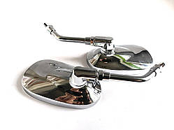 Дзеркала з різзю М8 Овальні Хром "TMMP"