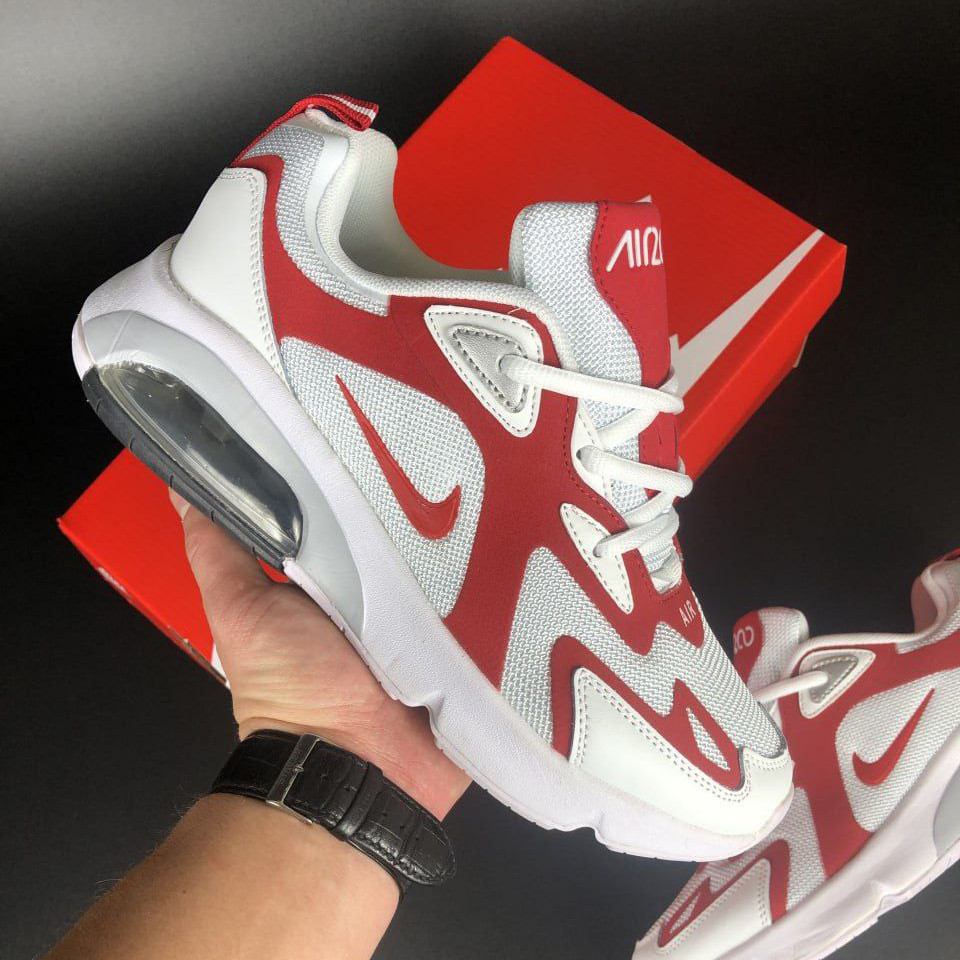 Жіночі кросівки Nike Air Max 270 шкіряні сіточка стильні молодіжні білі червоні