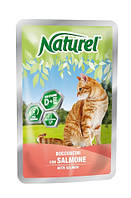 Вологий корм для котів LIFE CAT NATUREL 100г ЛОСОСЬ