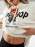 Стильний батник "HIPHOP" жіночий норма 622 жан, фото 5
