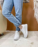 Жіночі кросівки білі шкіряні на шнурівці Dino Vittorio, фото 2