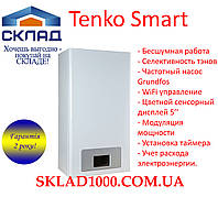 Электрический котел TENKO Smart 15 кВт 400 В Grundfos. WIFI, симисторы, частотный насос.