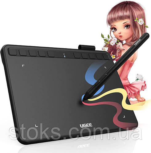 Купить Графический планшет для рисования UGEE S640 Digital Drawing Pad ...
