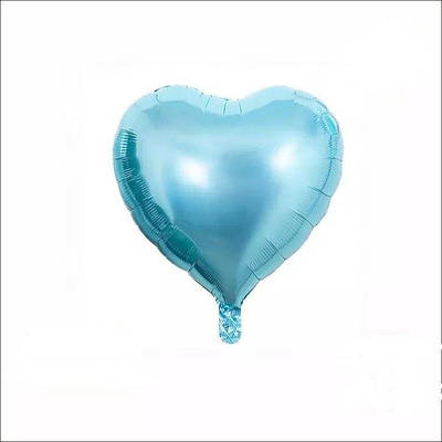 China 18" Серце блакитне Фольгована куля