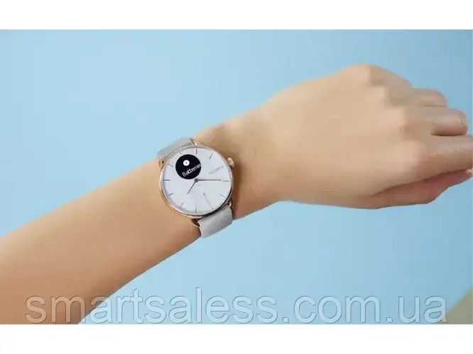 WITHINGS Steel HR Watch 36mm White Rose Gold with