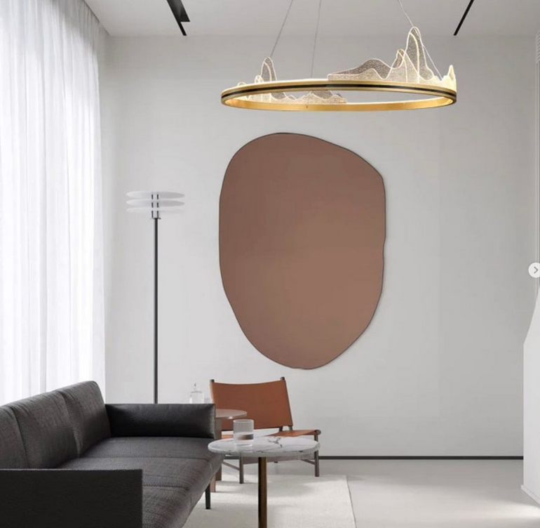 Montagne — підвісна LED люстра з імітацією високогір‘я діаметром 50/60/80/100см, фото 1