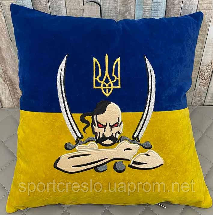 Подушка сувенирная с украинской вышивкой - фото 2 - id-p57360336