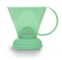 Пуровер Клевер Clever Dripper 530 мл. Зелений крем