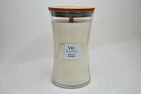 Ароматична свічка з ароматом сандалового дерева і дуба Woodwick Large White Teak 609 г