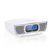 Радиочасы Auna Dreamee DAB+ CD-плеер DAB+/FM CD-R/RW/MP3 AUX будильник ретро белый