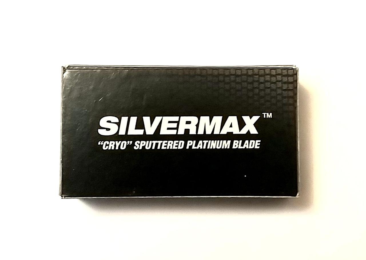 Леза Silvermax CRYO Sputtered Platinum Double Edge Blades 10 шт
