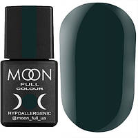 ГЕЛЬ-ЛАК MOON FULL COLOR GEL POLISH №187 (ТЕМНИЙ СЛАНЦЕВО-СІРИЙ, ЕМАЛЬ), 8 МЛ