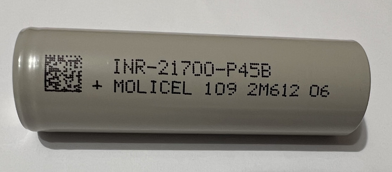 Molicel INR21700-P45B 4500 mAh 45A високотоковий