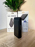 Power bank Bolomi 50000 mAh Зовнішній акумулятор Портативна зарядка Павербанк Повербанк, фото 7
