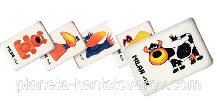 Гумка Milan 4018 Miga de pan з тваринами (B-8B)