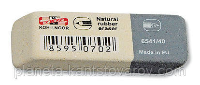 Ластик КОН-i-NOOR 6541/40 (сірий/білий)