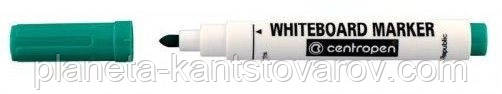 Маркер "Centropen" Whiteboard 8559 круглий (зелений)