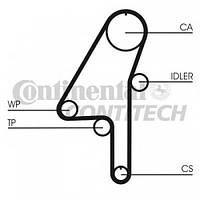 Водяной насос + комплект ремня ГРМ VOLVO XC90 I D3 / D5 06/02 - 01/15 (Пр-во Contitech) CONTITECH CT1010WP1