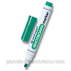 Маркер "Centropen" Whiteboard 8569 скошений (зелений)