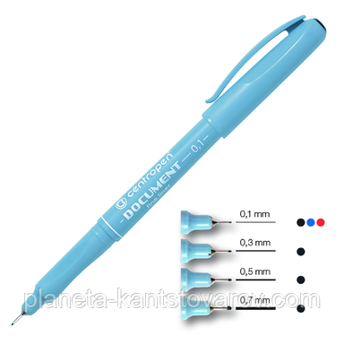 Маркер "Centropen" Liner Document чорний ( 0.5 мм.)