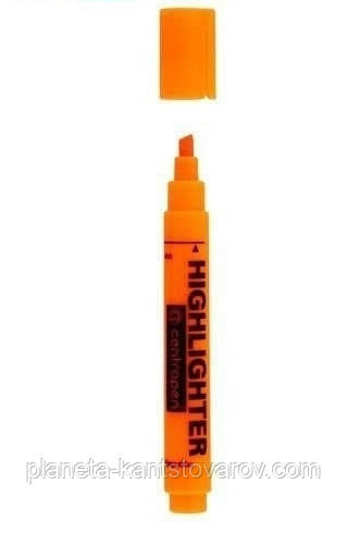 Текстовыделитель "Centropen" помаранчевий