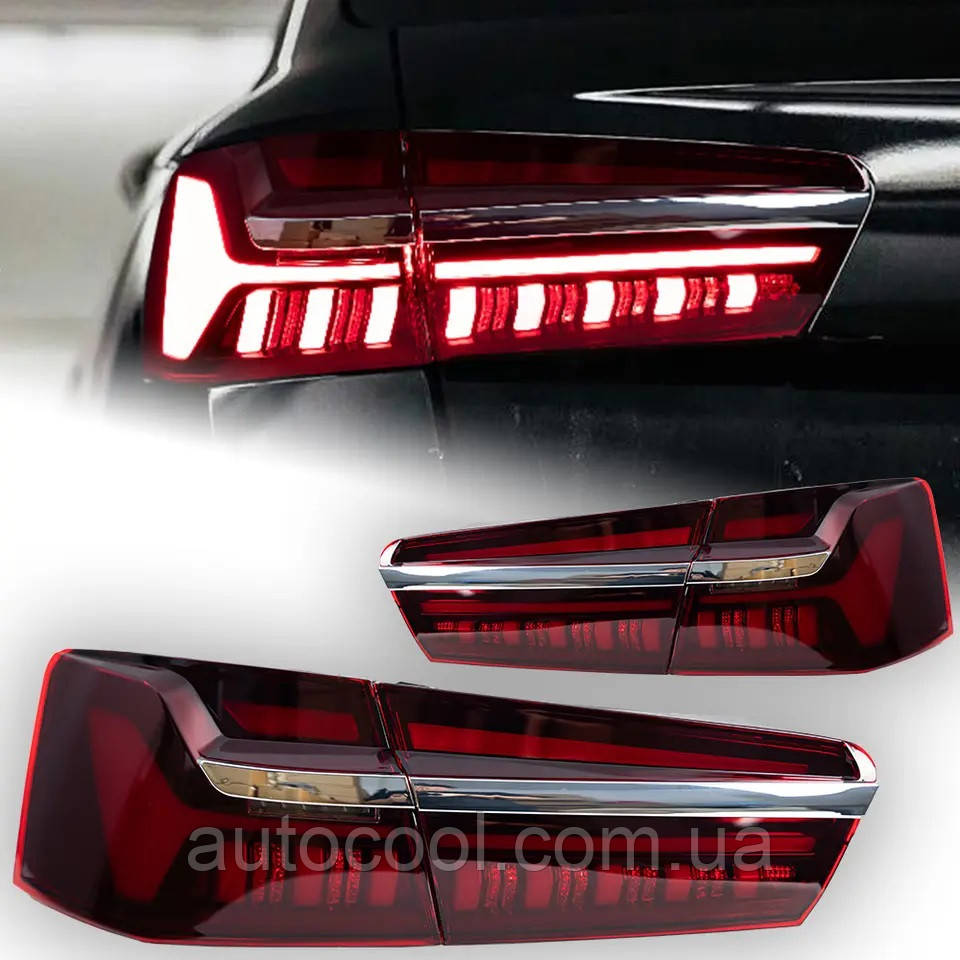 Задние фонари Audi A6 C7 2012-2016 г.в. стиль С8