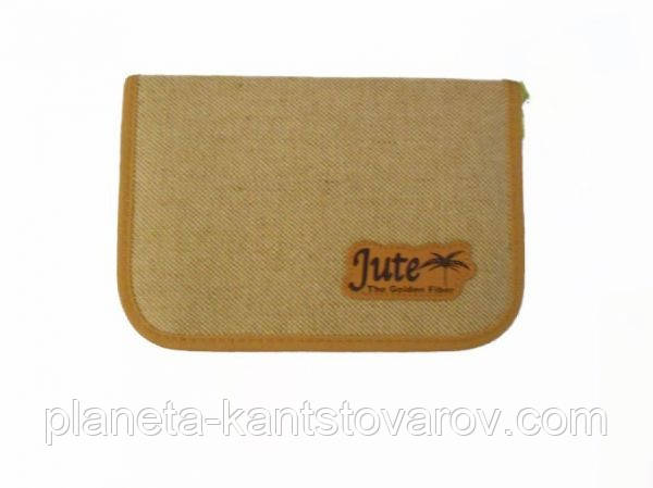 Пенал TIGER Jute (1 відділення, без наповнення, тканина з нашивкою)