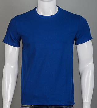 Футболка чоловіча Однотонна 2300м (Уп.4шт M-XXL), Т. Джинс