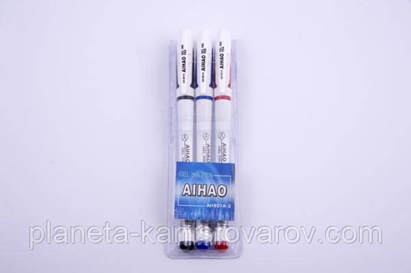 Набір гелевих ручок Aihao AH801-3 (3 кол.)