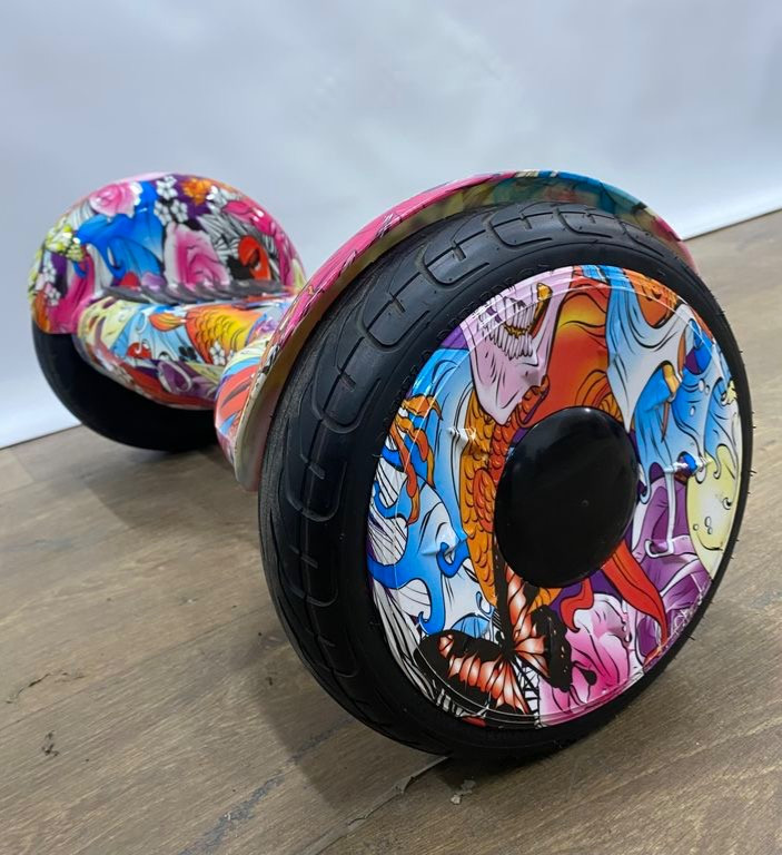 Гіроборд Smart Balance 10,5 inch Квіти (Вітринний/Є подряпини), фото 1