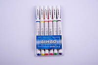 Набор гелевых ручек Aihao AH801-6 (6 цв.)