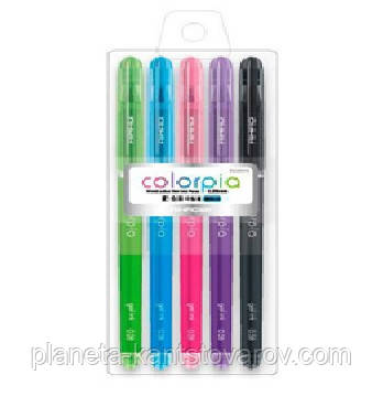 Набір гелевих ручок Aihao 8904-5 "Colorpia" (5 кол.)