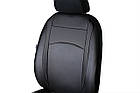 Універсальні автомобільні чохли з екошкіри Design чорний, фото 2